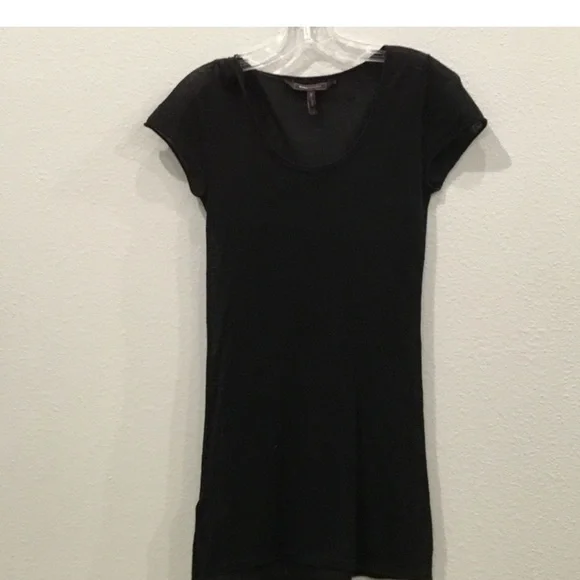 Black cotton cashmere blend Women's Top - Picture 3 of 6